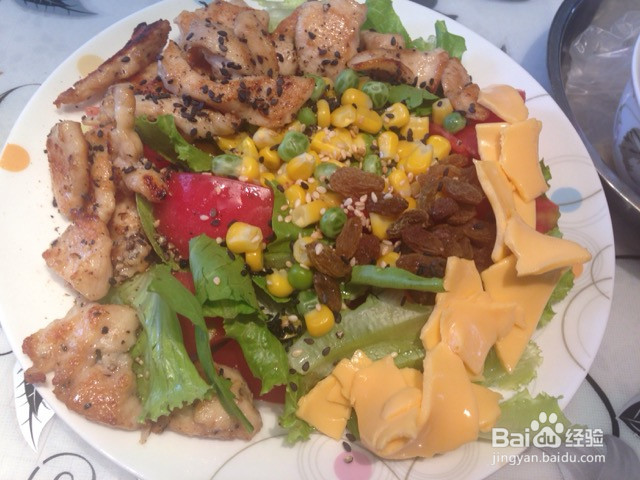 夏日鸡胸肉沙拉的做法