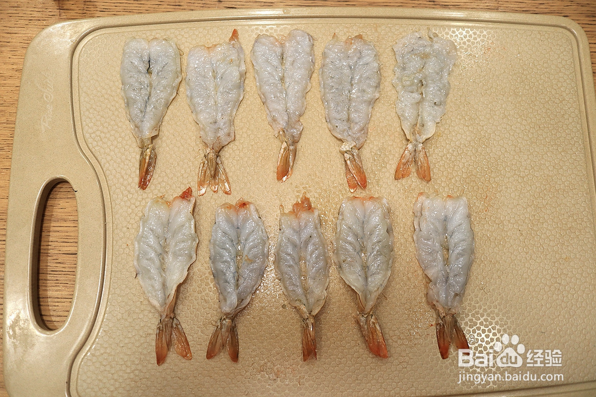 双味脆嫩炸虾排的做法