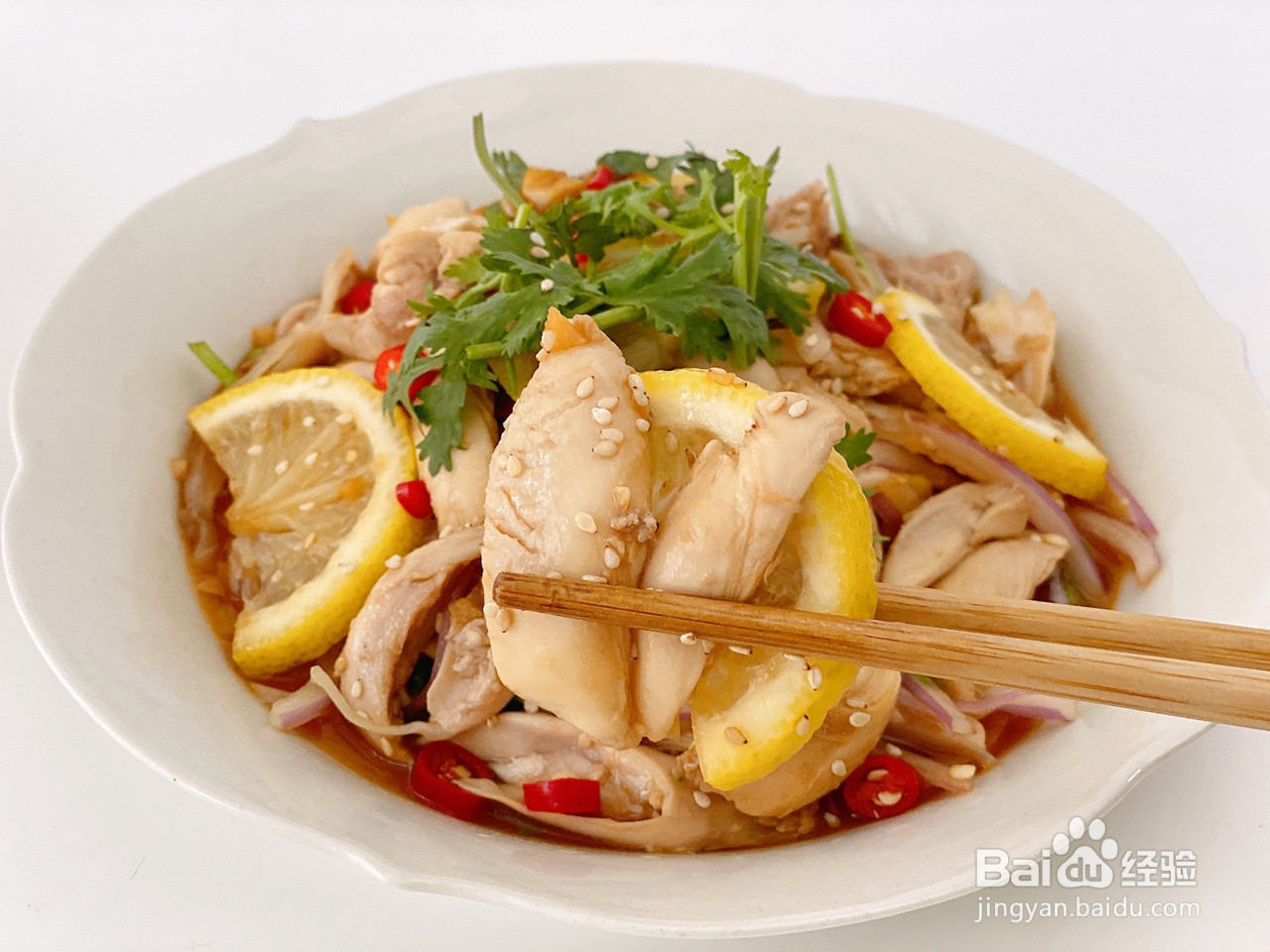 减脂凉拌菜柠檬手撕鸡的做法