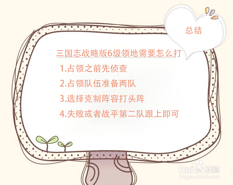 三国志战略版6级领地需要怎么打