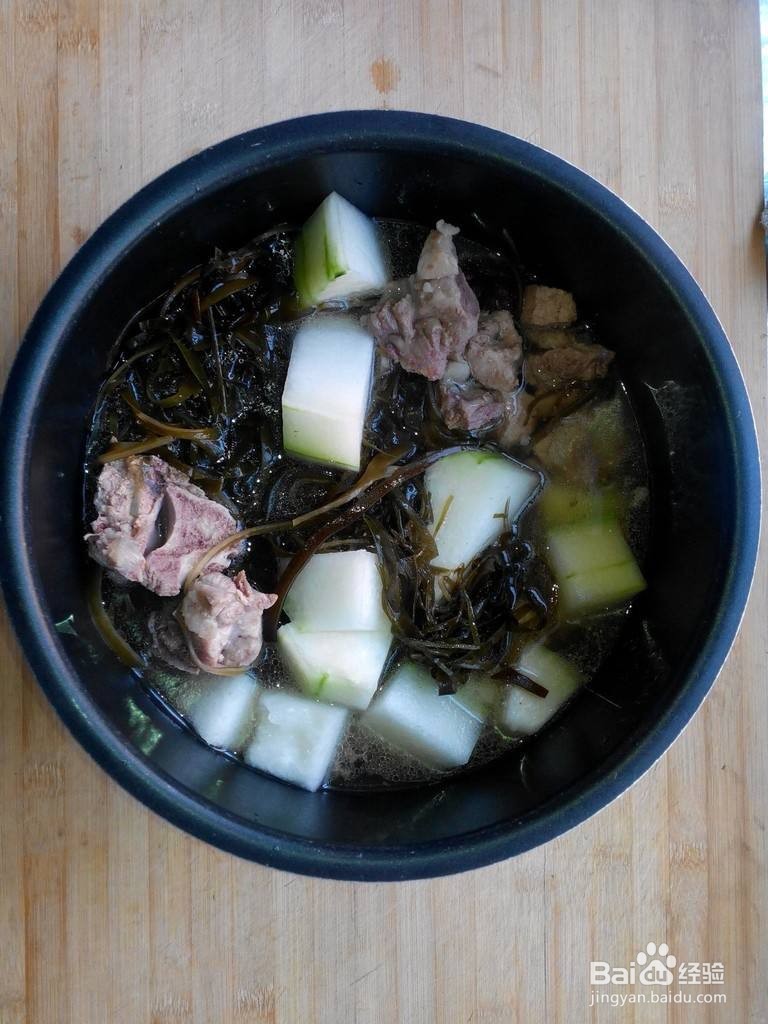 冬瓜海带排骨汤怎么做？