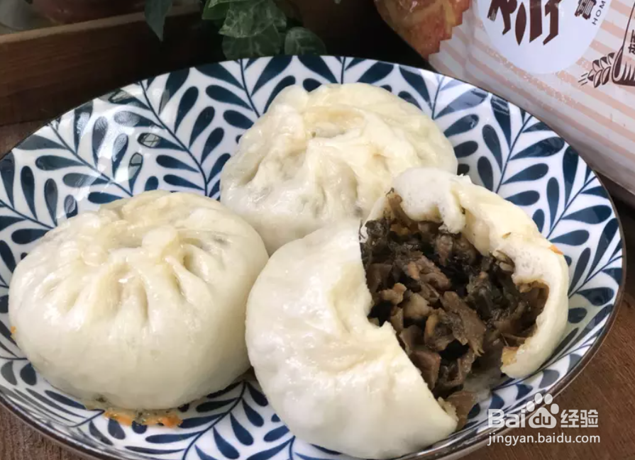 福菜猪肉水煎包