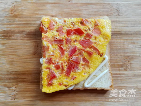 番茄鸡蛋三明治