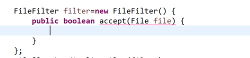 使用java文件过滤器选出符合条件的文件