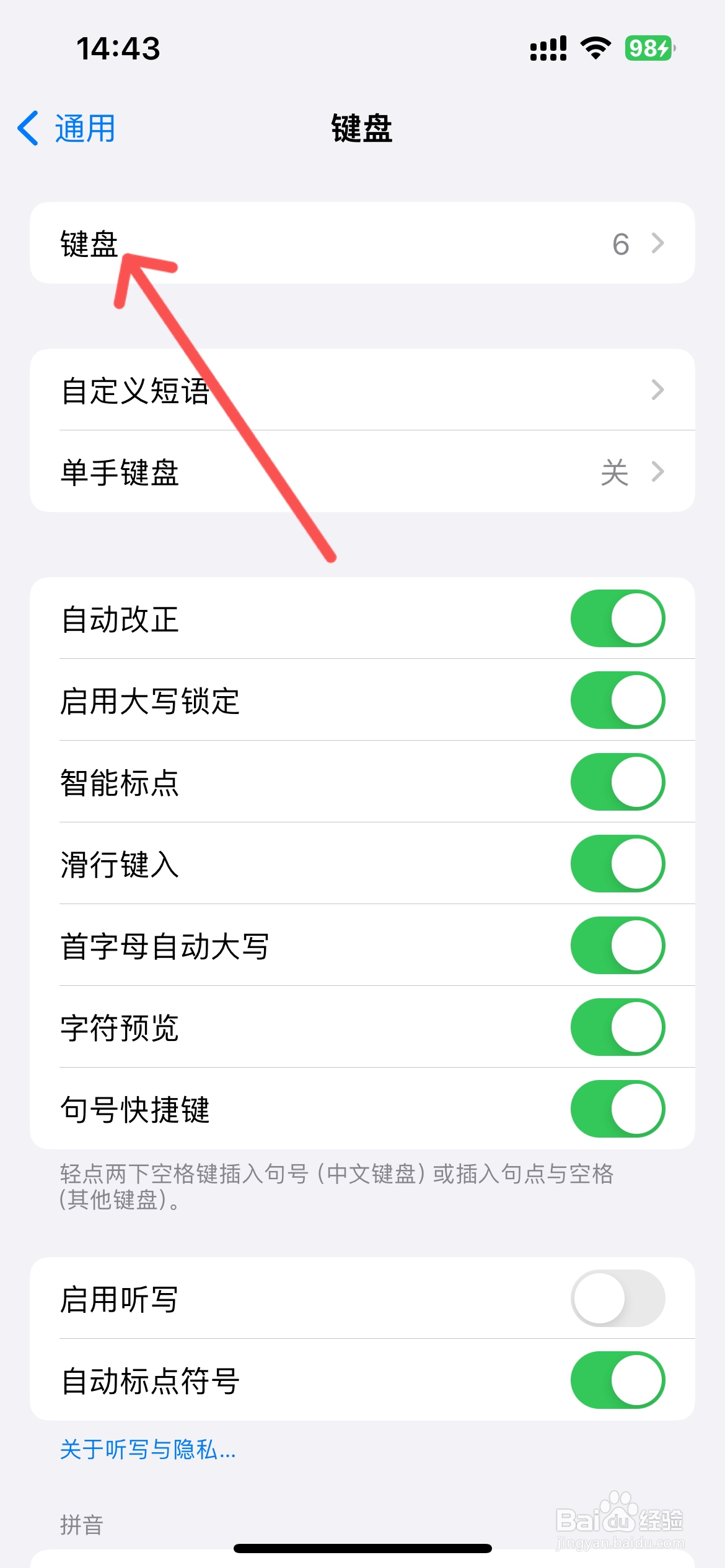苹果手机怎么设置手写功能