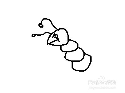 简笔画系列-怎样画蚂蚁