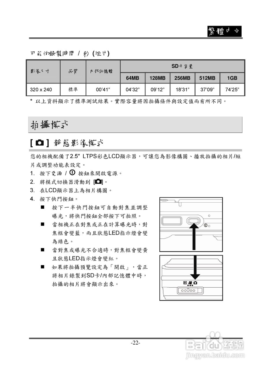 昆盈G-Shot P536型数码相机使用说明书:[3]