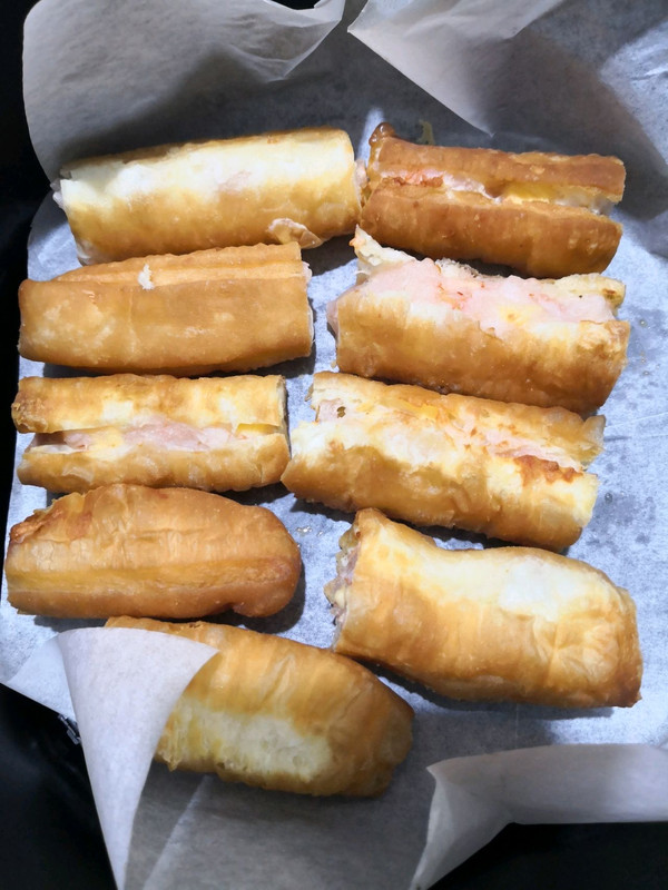 油条酿芝士虾滑