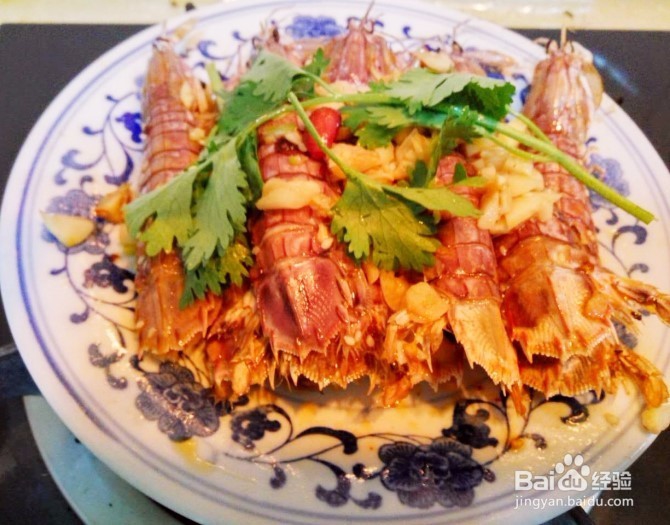 烤箱版虾蛄做法