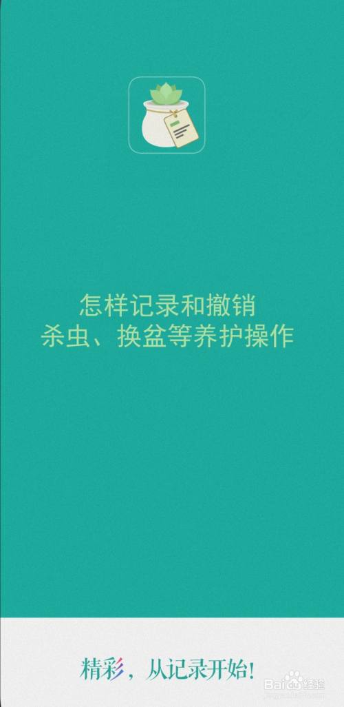 多肉成长记怎样记录和撤销杀虫、换盆等养护操作