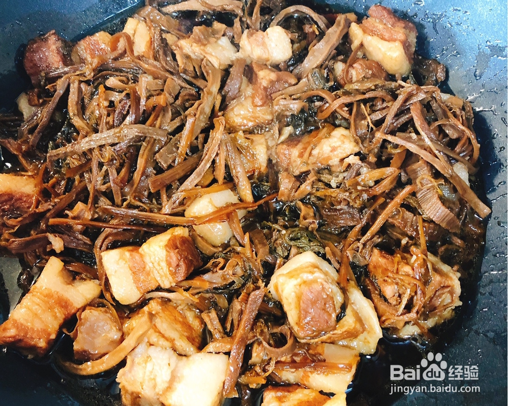 新手简单做梅干菜烧肉