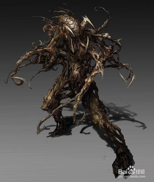 龙渲教你如何绘制怪兽轮廓