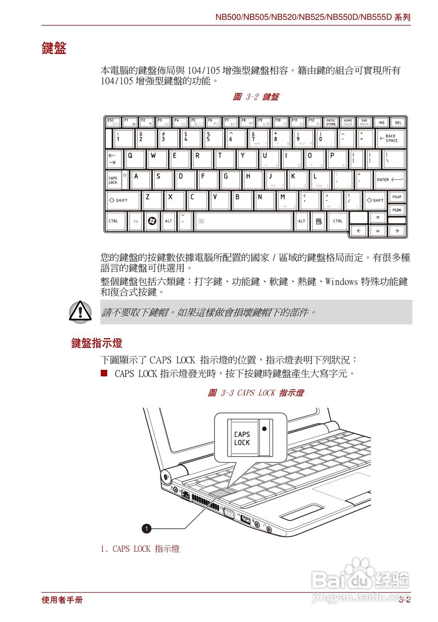 东芝Minibook NB500//NB550D笔记本电脑使用說明書:[4]