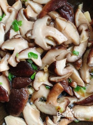 香菇青菜炒菜