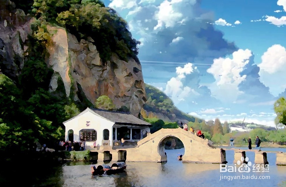 PS怎么把普通照片做成动漫效果?