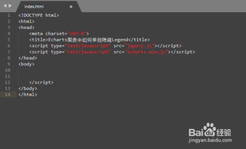 Echarts图表中如何单独隐藏Legend