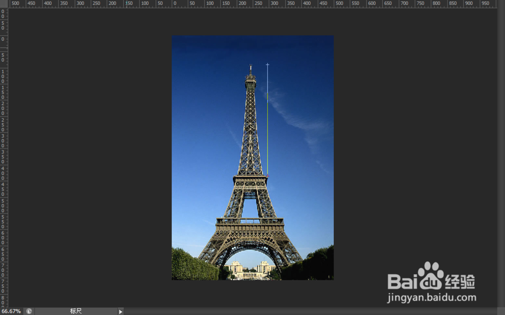 PS测量图片的长度