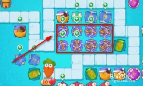 保卫萝卜2 极地 第91关 金水晶萝卜攻略