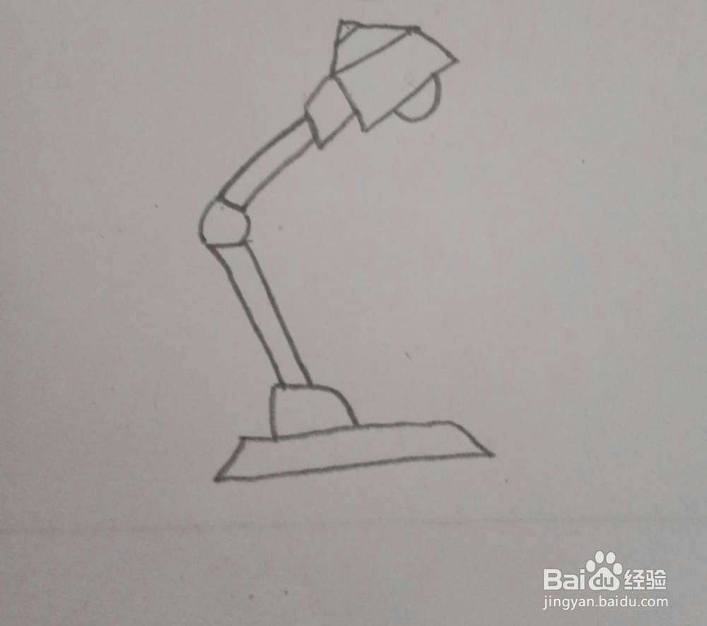 简笔画台灯画法十