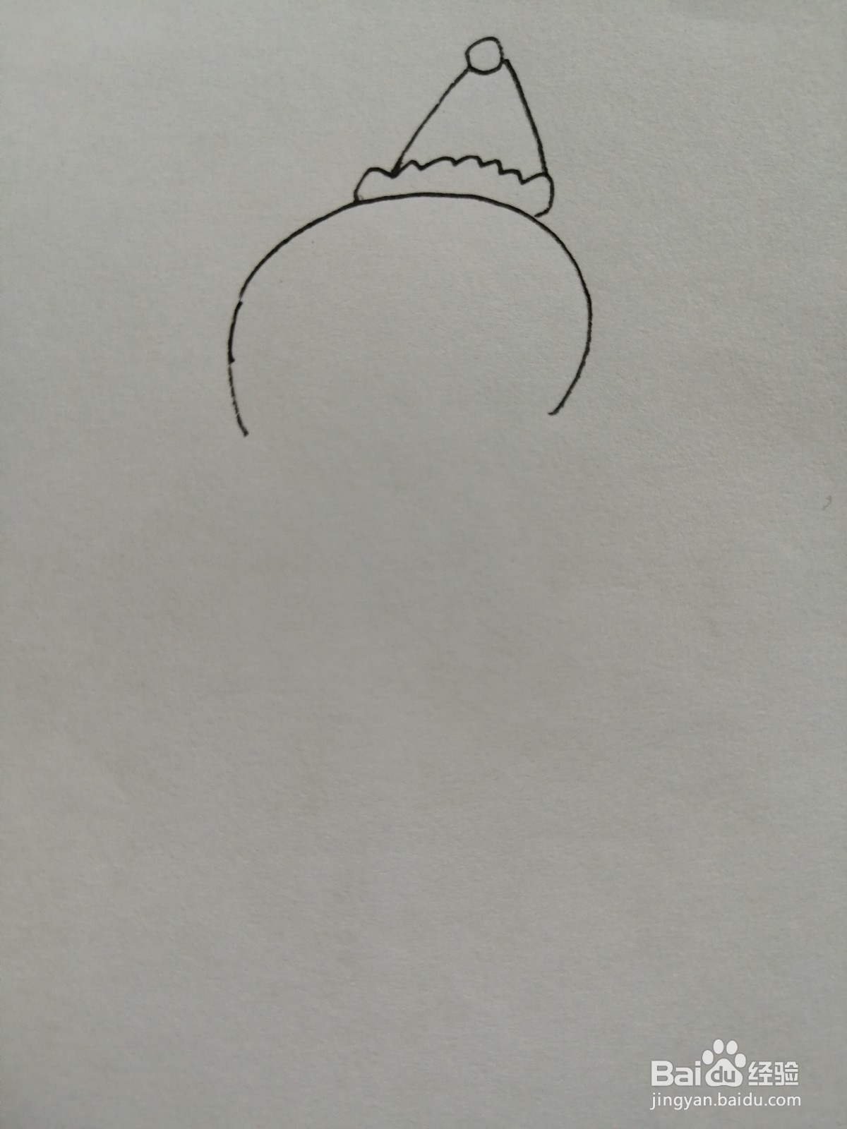 雪人宝宝怎么画