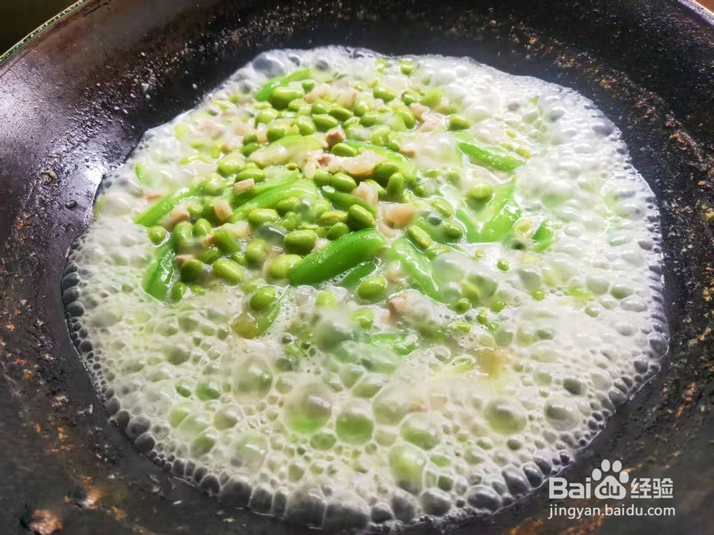 丝瓜青豆烧肉丁---便秘小菜谱