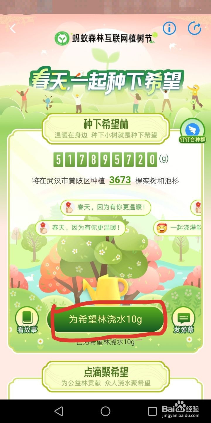 手机支付宝怎么参加植树活动怎么领活动奖励