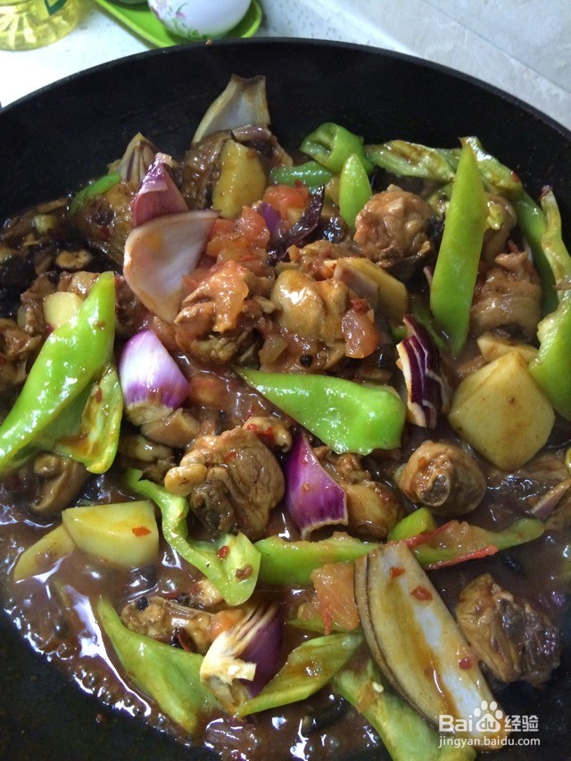 鸡腿肉炒拉条的做法