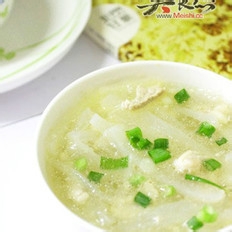 白萝卜丝汤的做法