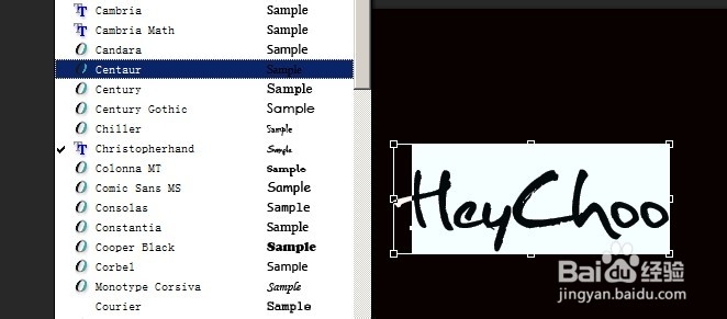 怎么用手写英文字体做签名
