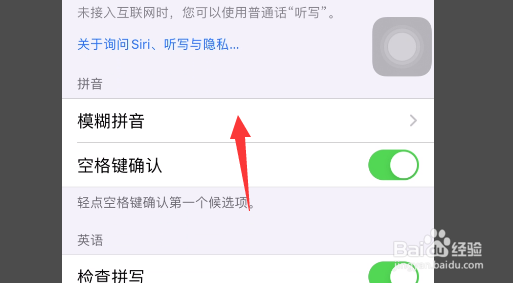 iphone11怎么开启模糊拼音设置？