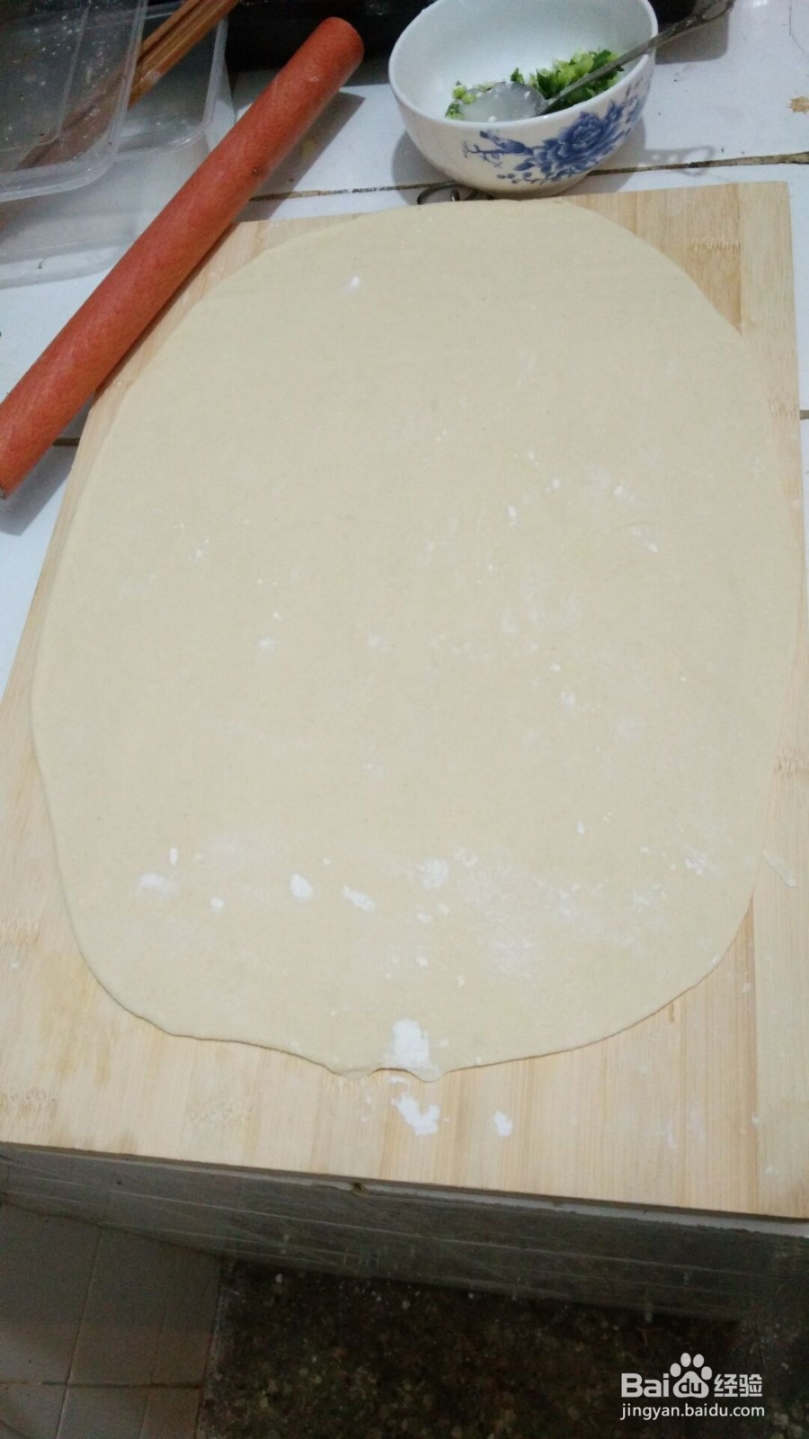 简单方便操作主食—家常油饼，葱花油饼的做法