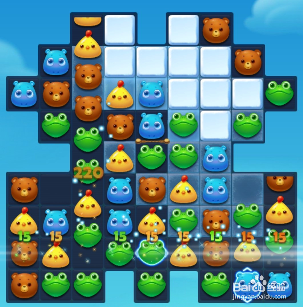 开心消消乐隐藏关133关怎么过
