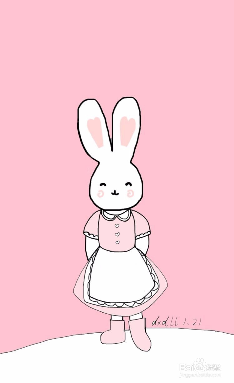 dxdll手绘之兔小妹