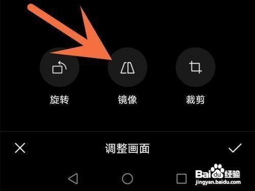 秒剪如何设置画面镜像