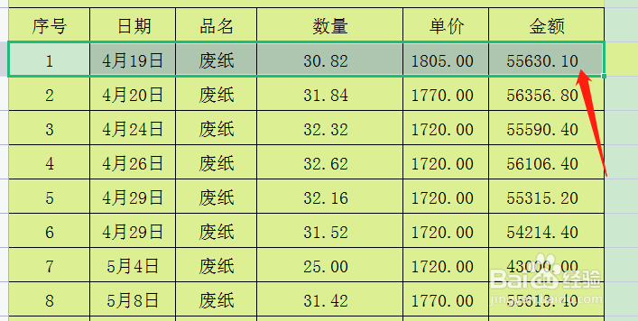 已经做好的表格怎么增加一行