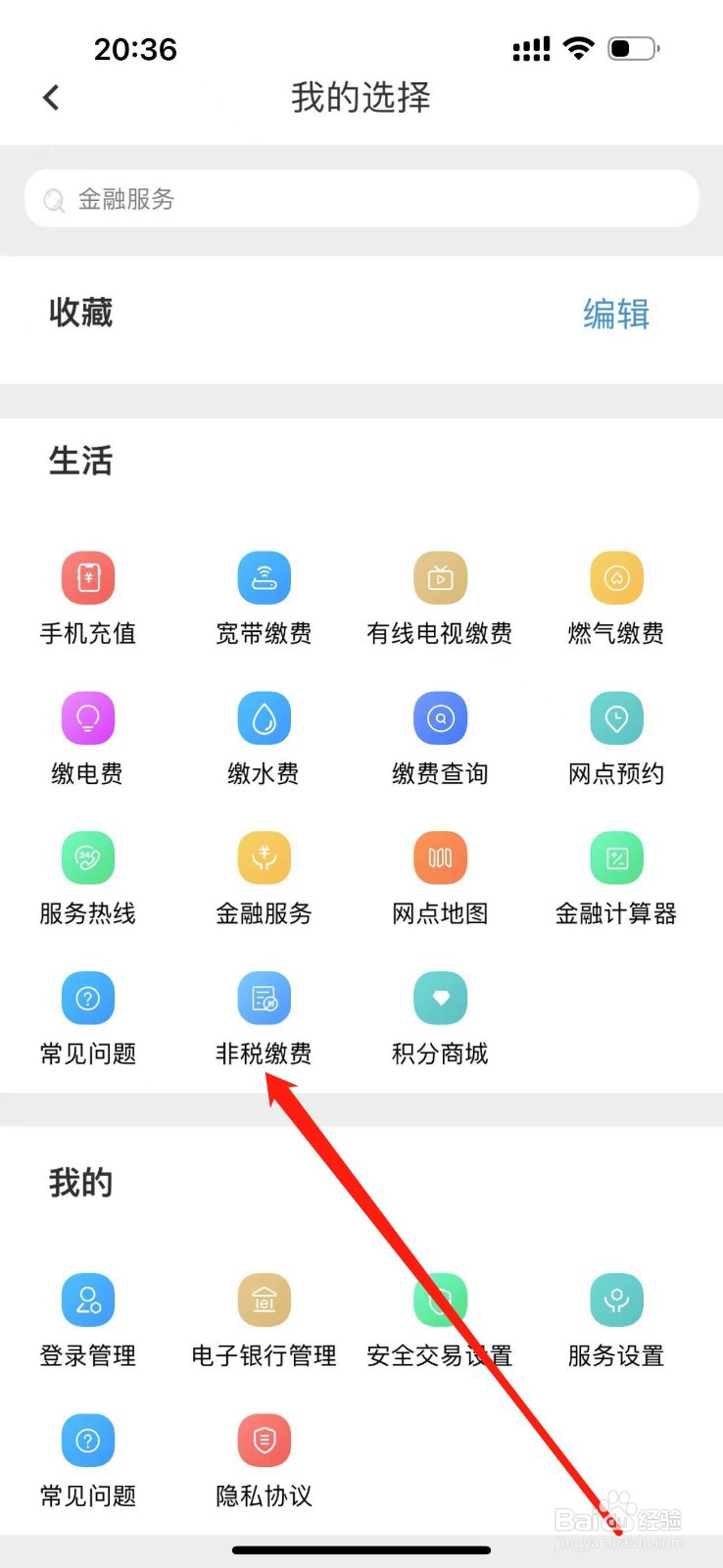 海南银行怎么查看非税缴费