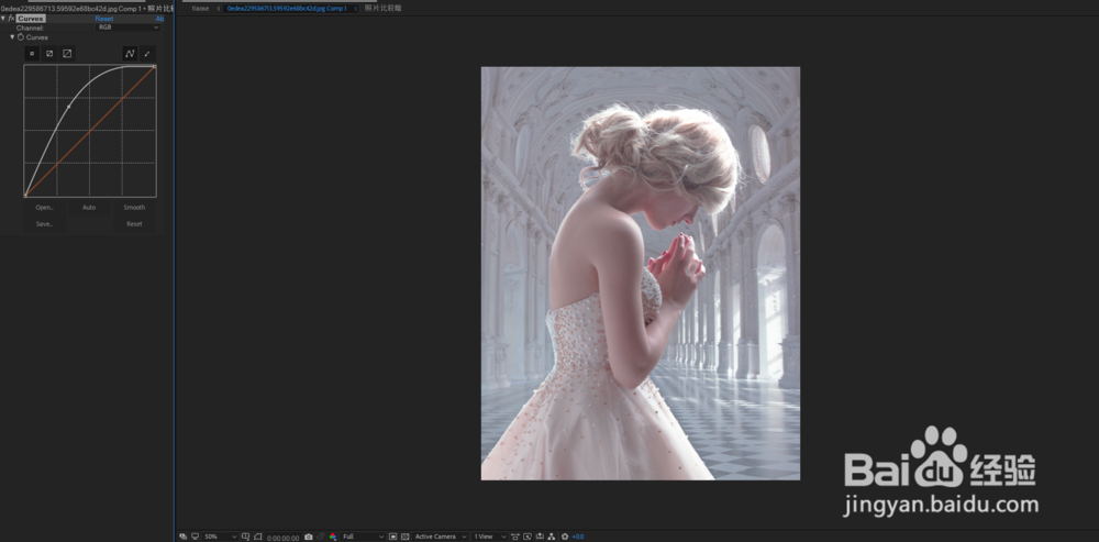 如何在After Effects CC 2018里面使用曲线调色