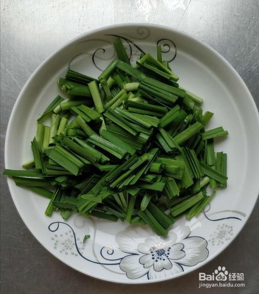韭菜鸡蛋面条的做法