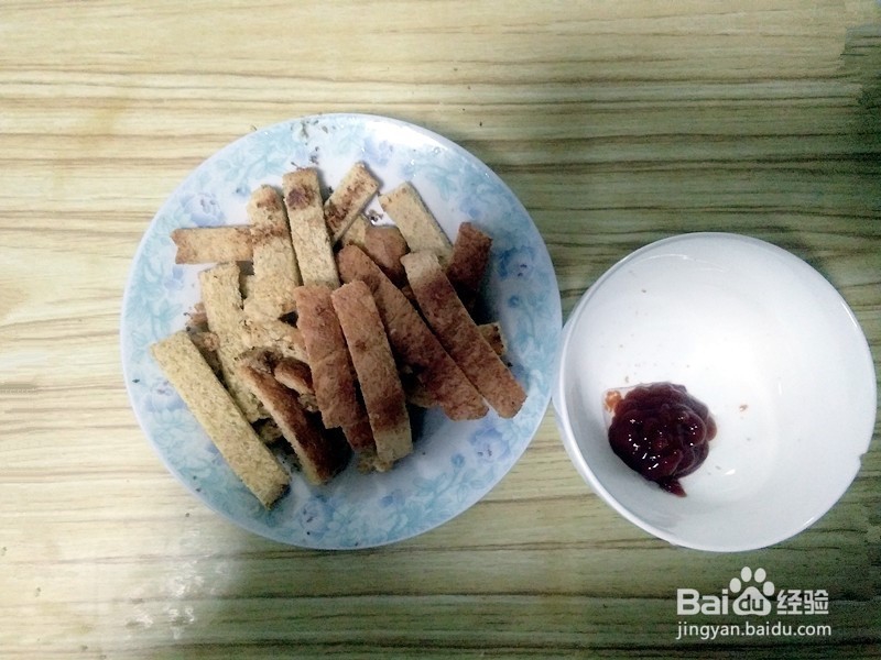面包片巧做香蕉派