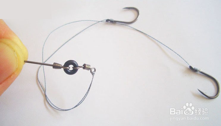 钓鱼o形圈怎么绑才不易被子线切断
