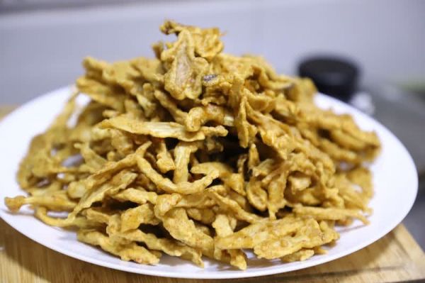 下酒菜之酥脆香辣咖喱杏鲍菇