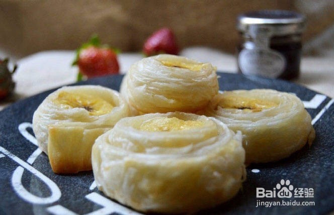 自制香蕉迷你一口酥的做法