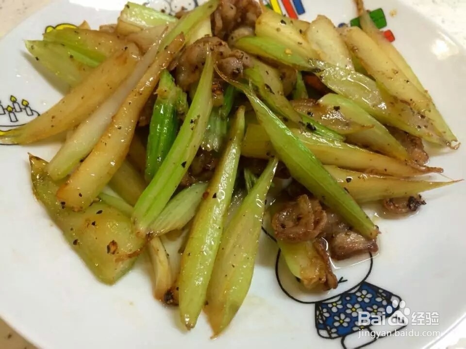 美味下饭菜---芹菜炒肉