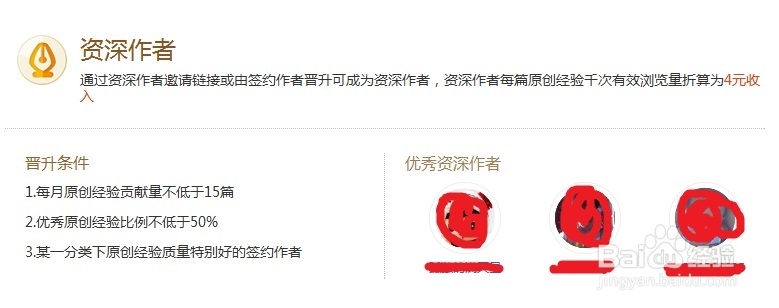 百度经验回享计划回享作者等级与收入