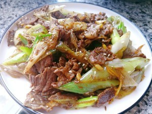 葱爆牛肉怎么做