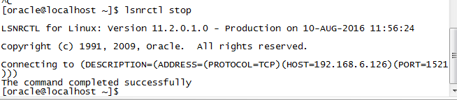 linux下oracle的启动与关闭