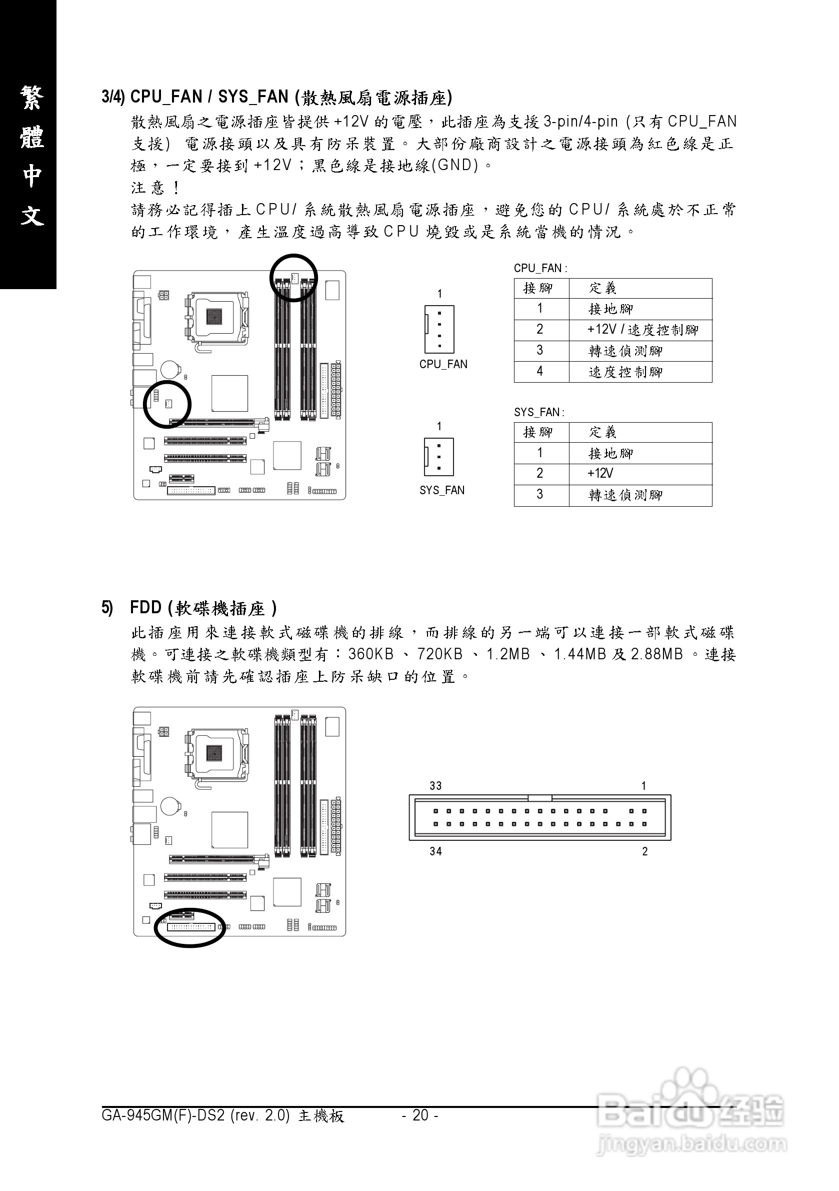 技嘉GA-945GM-DS2 (rev. 2.0)型主板说明书:[2]