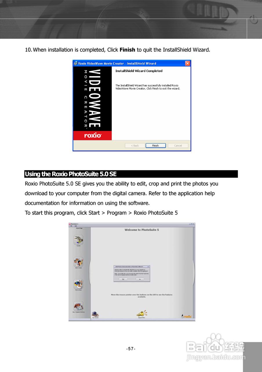 JENOPTIK JD 5.2 z3 MPEG4数码相机说明书:[6]