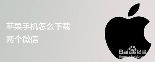 苹果手机怎么下载两个微信