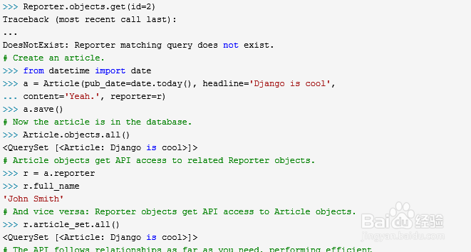 如何创建一个Django app